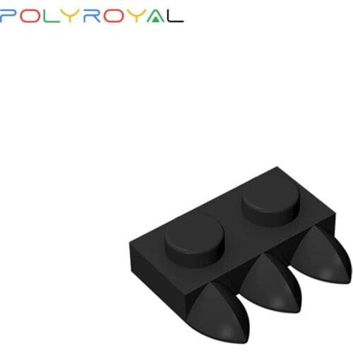 Building Blocks Parts 2x1 single side with 3 angled plates 10 PCS MOC Compatible With brands toys for children 15208