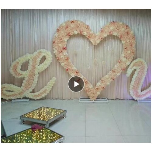 Wedding arch Heart, Heart shaped wedding arch ,white metal wedding arch Heart form, wedding decor, backdrop Ceremony floral arch