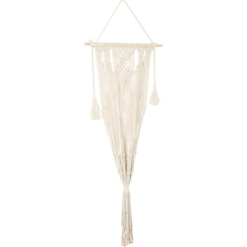 Bohemian Handwoven Tapestry Cotton Pet Cat Hammock Bed Macrame for Home Bedroom Decoration Wall Hanging Without Mat