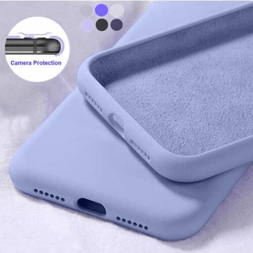 For OnePlus Nord 8 Pro 7 Pro 6T 5T Liquid Silicone Soft Shockproof Case Camera Protect Cover For OnePlus Nord Z 7T Pro Cases