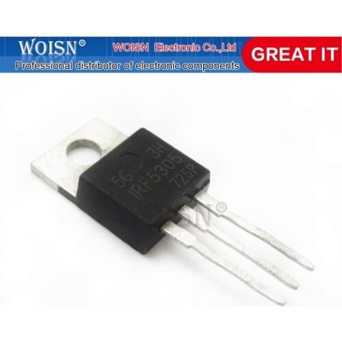 100PCS IRF5305 FET TO-220 IRF5305PBF TO220new original In Stock