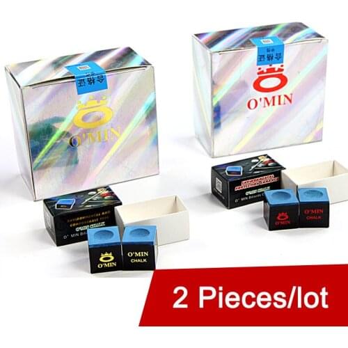 2 Pcs/lot Omin Billiard Chalk Billiards Snooker Accessories 2016 China