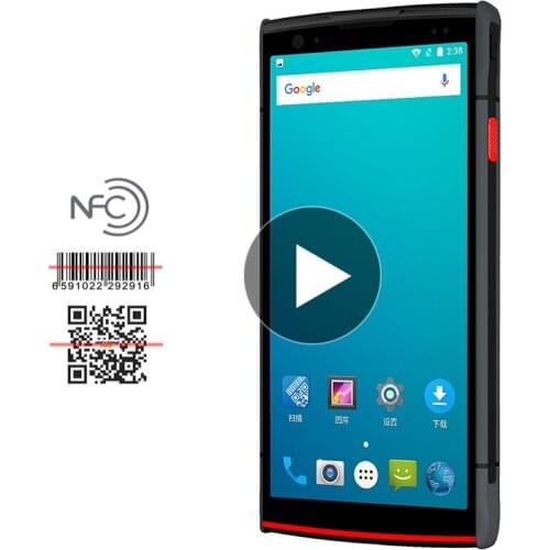 5.5'' Android 8.1 PDA Handheld Reader RFID Scanner NFC with 2D barcode Scanner Touch Screen Wireless Wifi Bluetooth GPS 4G