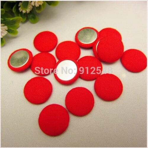 50 pcs 15mm Solid Fabric Covered flat back Buttons, Cloth Covered Buttons, garment accessories,XK5622