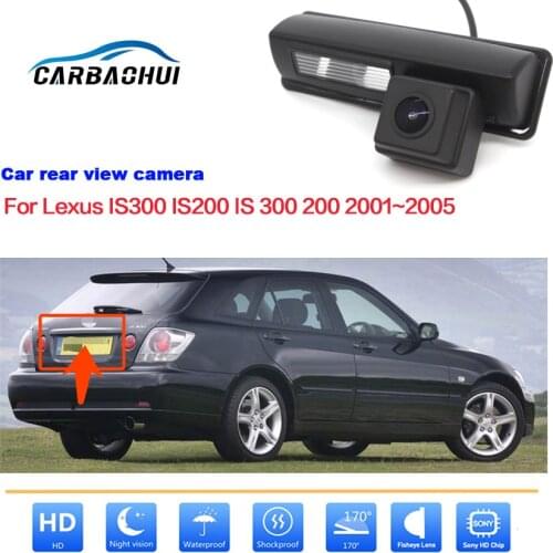 Car Rear View Camera Backup Reverse Parking Camera For Lexus IS300 IS200 IS 300 200 2001~2005 CCD HD Night Vision Waterproof
