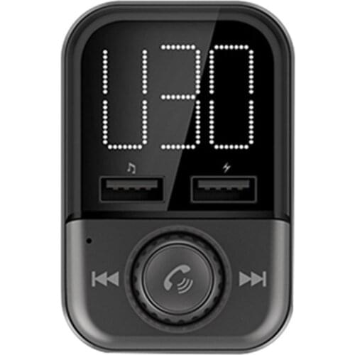 BT72 In-Car FM Transmitter Radio Adapter Modulator MP3 player transmitters Hand-free USB TF Card 2 USB Charger