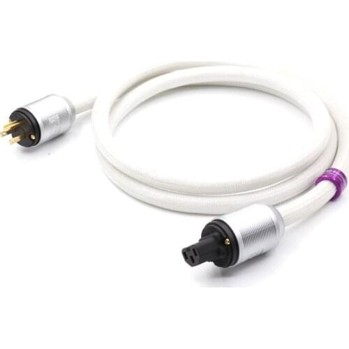 ONE piece Unlimited Edition UE2-10 US Power cord cable, Gold plated US version power plugs audio power cable,for Amplifier