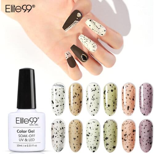 Elite99 Egg Effect Gel Nail Polish Varnishes For Nails Art Eggshell Hybrid Design Base And Top Coat For Gel Polish 10ML
