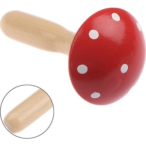 DIY Darning Patching Sewing Punch Pins Tool /Braided Rope Wiring Wooden Mending Device Solid Darning Mushroom