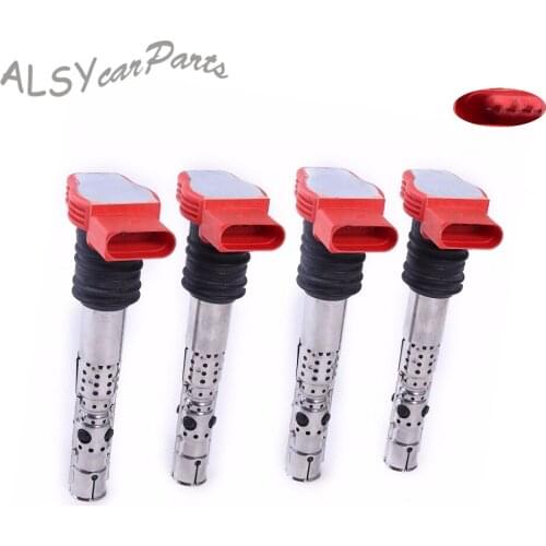 Ignition Coils Pack 06C 905 115 M For Audi A4 Avant S4 Quattro A6 A8 S8 Quattro Avant Quattro 3.0L ASN BBJ UF-483 C1471 5C1470