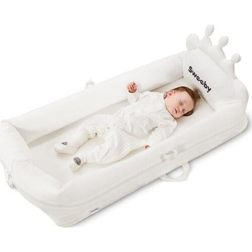 Zq Bed In Bed Newborn Baby Crib Summer Portable Anti-Pressure Milk Spilt Prevent