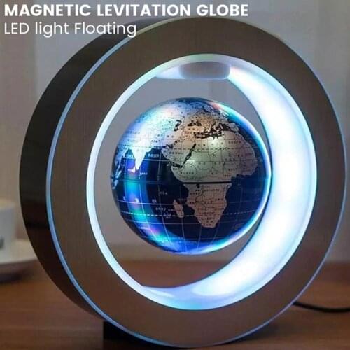 Magnetic Levitation Globe Lamp World Map Decoration Ornaments Office Home Decoration Globe Novelty Lamp Learning Model Tool