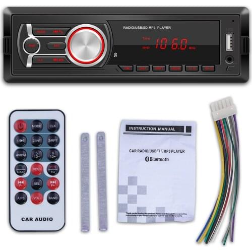 MLOVELIN Car Radio Multimedia MP3 Player Auto Radio Steering Wheel Control USB AUX Input USB/SD Card FM Radio BT