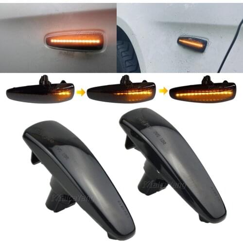 LED Dynamic Turn Signal Light Side Marker Lamp For Mitsubishi Lancer Evolution Evo X Outlander Sport RVR ASX Mirage 2014