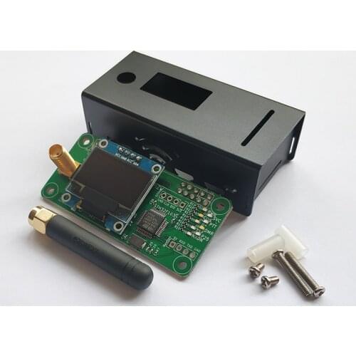 UHF&VHF MMDVM hotspot with oled display aluminium case Support P25 DMR YSF DSTAR NXDN POCSAGfor Raspberry Pi-Zero w, Pi 3,Pi 3B