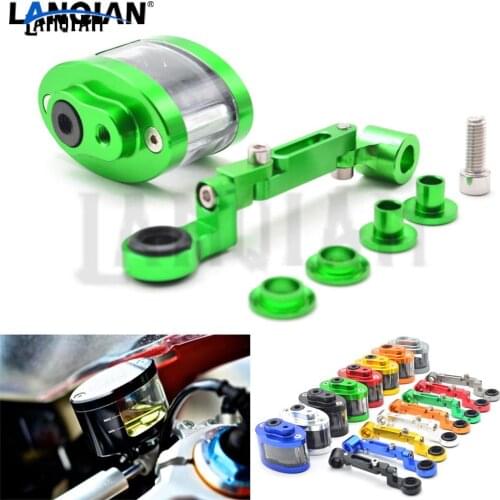 For Kawasaki ZX1400 / ZX14R / ZZR1400 Z1000 Universal Motorcycle Motorbike Brake Clutch Tank Cylinder Fluid Oil Reservoir Cup
