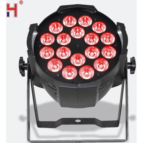 DJ Lights LED Party Disco Effect Lighting Lyre RGBW 4In1 DMX Wash 18X12W Par Can For Stage Bar Wedding Dance