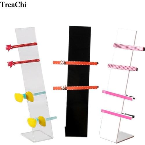 Jewelry Dislay Props Acrylic Headwear Showing Rack L Headwear Display Stand Hair Accessories Easel Holder