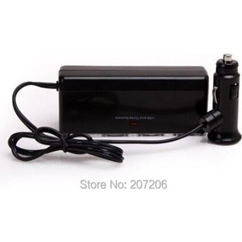 10pcs/3 WAY MULTI SOCKET CAR CIGARETTE LIGHTER SPLITTER USB PLUG CHARGER DC 12V/24V Triple ADAPTER With USB Port / Free Shipping