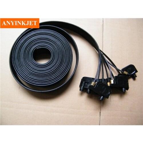 16 uv small damper + 16 screw oring + 10 meter 8 line uv ink tube 3x2mm For Epson R1800/1900/1390/2400/1100 etc Printers