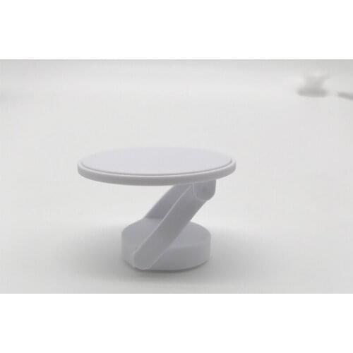 2pcs Adjusting rotation Round folding mobile phone bracket material lazy desktop bracket phone finger ring holder with sticker