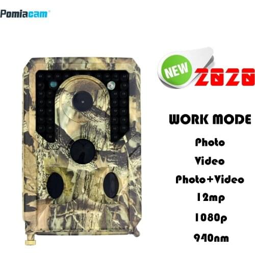 2020 Newest PR400 Hunting Camera 12MP 1080P Photo Traps Night Vision Wildlife infrared Hunting Trail Cameras hunt Chasse scout