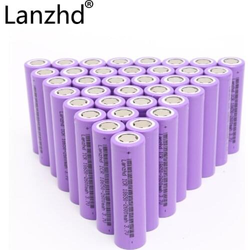 40pcs high power 13A 5C 18650 battery ICR18650 batteries lithium battery for Laptop,Toy,Electric drill,electronic smoke cell
