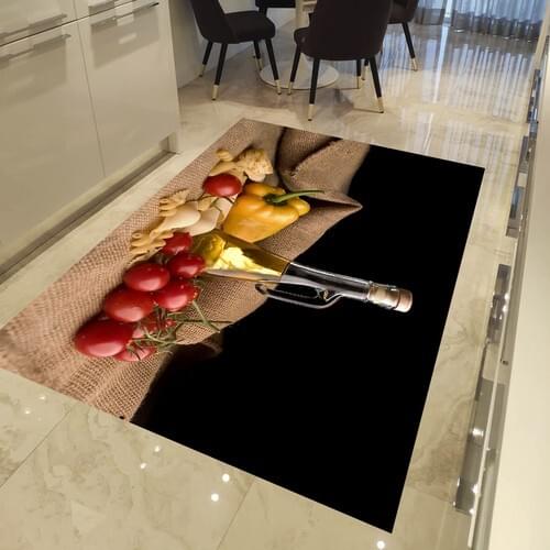 Andorra Kitchen Rug Washable Non-Slip Bottom Halı-Ahm597