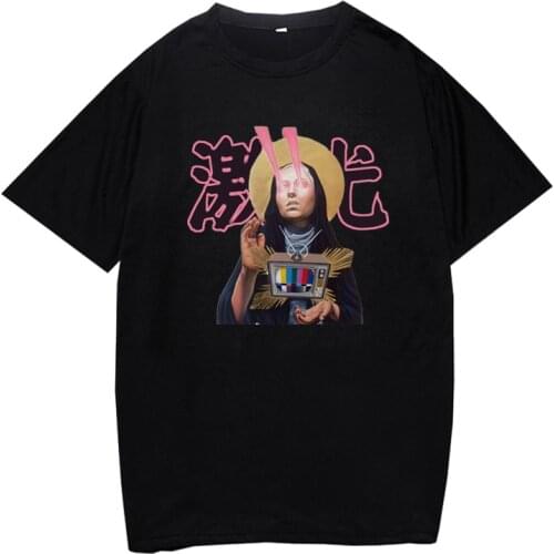 Streetwear Short Sleeve O-Neck Casual Cool Men T Sister Laser Patterned T-Shirt Harajuku Clothes Unisex