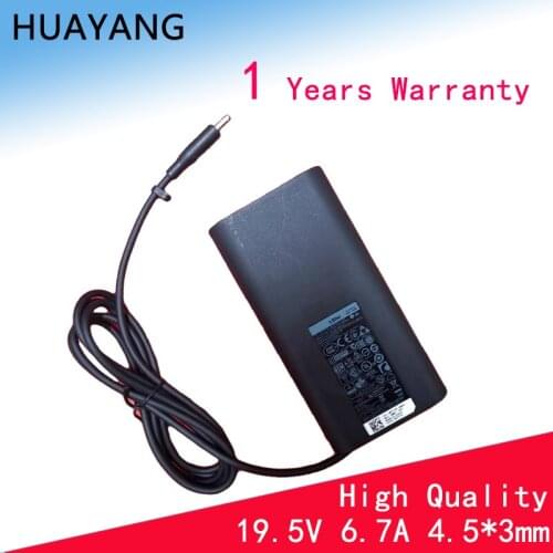 HUAYANG high quality 1 years warranty Laptop Charger 19.5V 6.67A 130W 4.5*3.0mm for dell PS 15 9530 9550 9560 9570