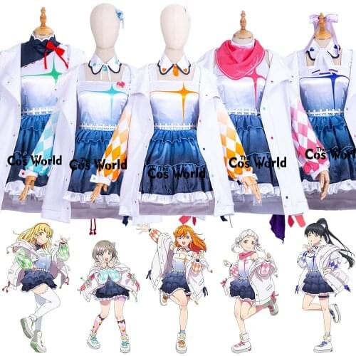 LoveLive!Superstar!! Liella Tang Keke Kuku Uniform Outfits Anime Cosplay Costumes