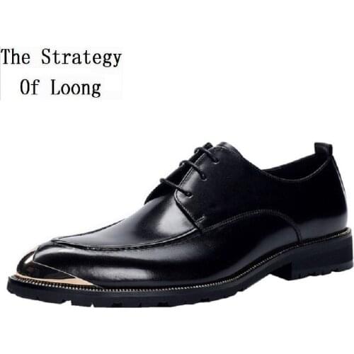 Spring Autumn British Style Retro Pointed Toe Lace-Up Handmade Sewing Genuine Leather Men Business Loafer Shoes 20200723