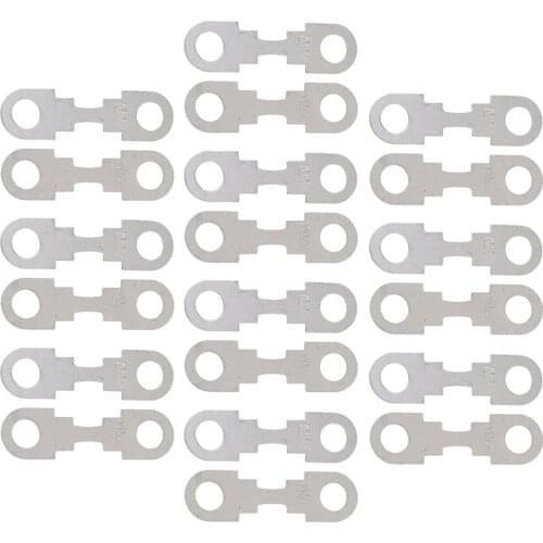 20 Pieces Car Flat Metal Fuse Strip For VW Audi SEAT Skoda Ford - 100A 110A