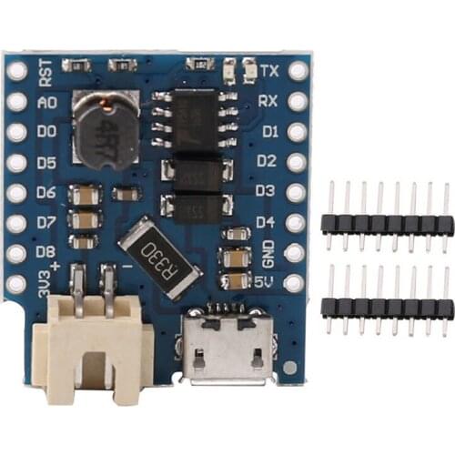 Wemos D1mini Power Supply Module Mini Single Lithium Battery Charging Template Battery Boost Shielding Module