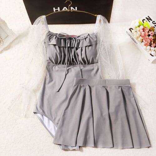 2021 New Women Long Sleeve One Piece Swimwear Padded Bathing Suit Swim Beach Dress Summer Sexy Swimsuit Swimming Beachwear Suits