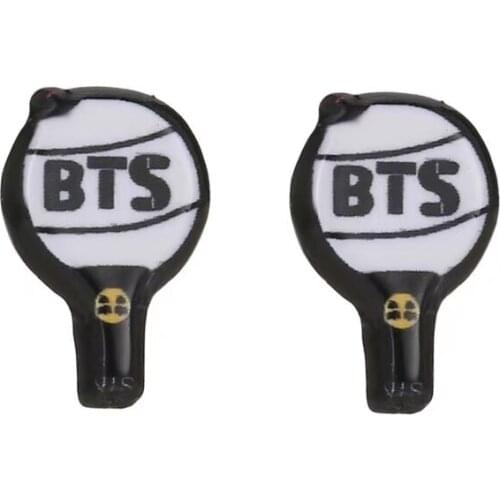 New Cute BTE cartoons racket Earrings For Women Beautiful Simple Geometric Earing 2020 Fashion Jewelry