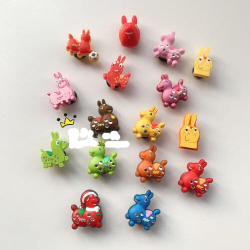 Geniune Cute Shoe Charms Accessories Cartoon 3D Rody Pony Figures Shoes Buckle Decorations for Sandals Charms Kids Gift New