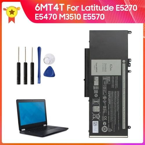 Original Laptop Battery 6MT4T for Dell Latitude E5250 E5570 E5470 E5550 E5270 E5450 7V69Y K3JK9 WTG3T R9XM9 Genuine Battery