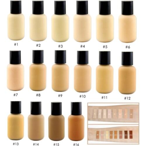 Makeup Face Matte Liquid Concealer Foundation Long Lasting Waterproof Moisturizing Nude Cosmetic Base Custom Private Label logo