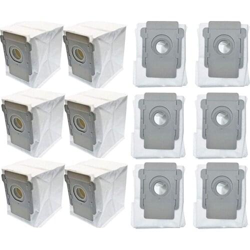 12 Pack Vacuum Bags For Irobot Roomba I & S Series , I3+(3550) , S9+(9550) Clean Base Automatic Dirt Disposal Bags