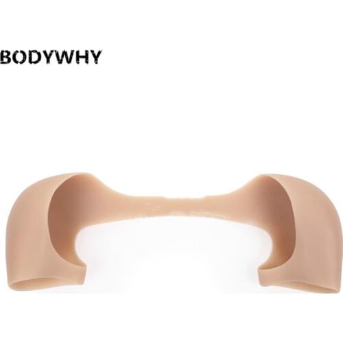 Shoulder Pad Strong Mens Muscle Shoulder Widened Thin Second Variant Male Silicone Muscle Removable Pad Suit Thickened