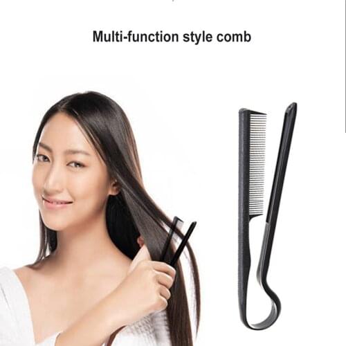 1Pc Fashion Hair Combs Brush Hair Straightener Comb DIY Salon Haircut Hairdressing Styling Tool Anti-static Combs Brush V Type
