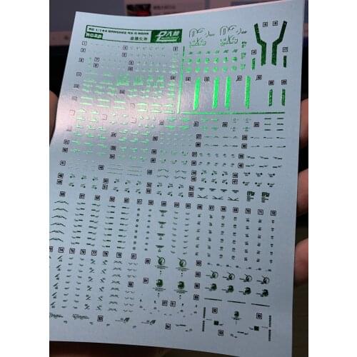 RG28 DL RG 1/144 RX-0 UNICORN Gundam Water sticker Decal Action Figure Assemble Model Toys