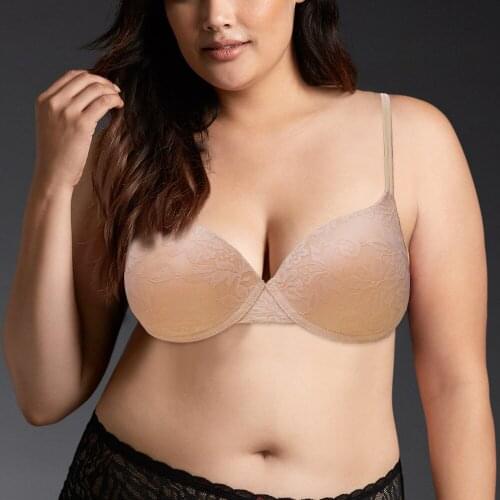 LADIES SECRET Big Size Bras Push up Large Cup lace women underwear lingerie floral underwire Bralette sostenes mujer grande sexy