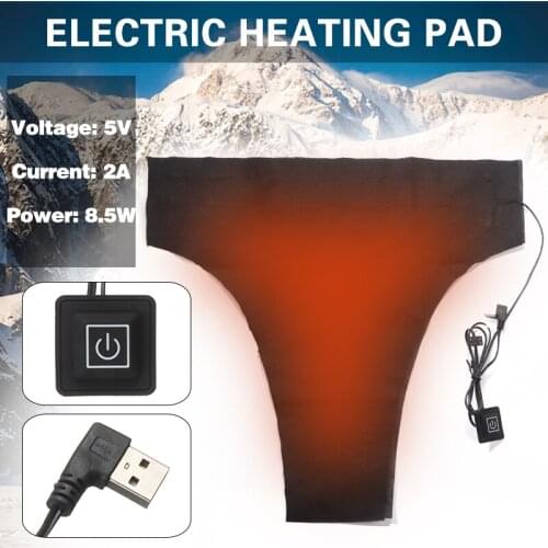 Electric Heating Vest Heated Warmer Pad Cloth Heat Piece Thermal Jacket Vests Waists Warmming 3 Gear Temp USB Charge
