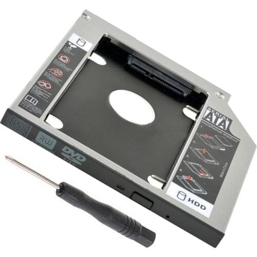 12.7mm 2nd Hard Drive SSD HDD Caddy for HP Pavilion G4 G6 G7 replace UJ8B1 DS-8A5LH