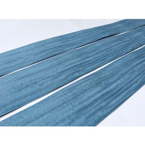 2.5Metes Width:16cm Thickness:0.3mm Pearlescent Blue Iron Spring Bark Wood Veneer Decorative Veneer