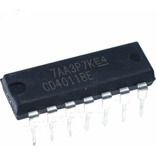 20pcs/lot new CD4011BE DIP-14 quad 2-input NAND gate