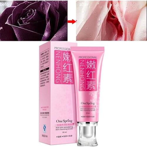 30ml Privates Whitening Cream Dilute Areola Pink Lips Skin Care Anal Bleach Areola Vagina Lips Nipple Cream Intimate