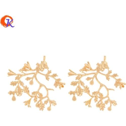 Cordial Design 40Pcs 32*43MM Pendant/Jewelry Accessories/DIY Making/Copper/Flower Shape/Hand Made/Earring Findings/Charms